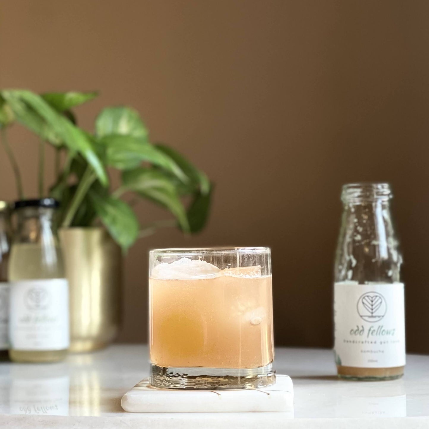 Orange Basil Kombucha