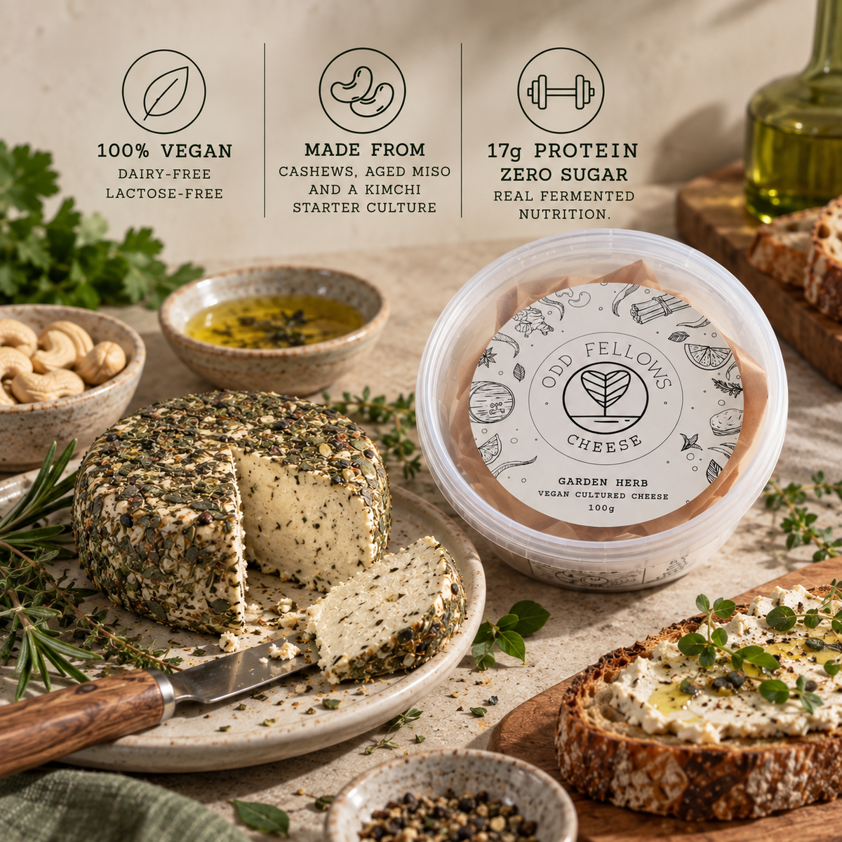 Miso Cultured Cheese