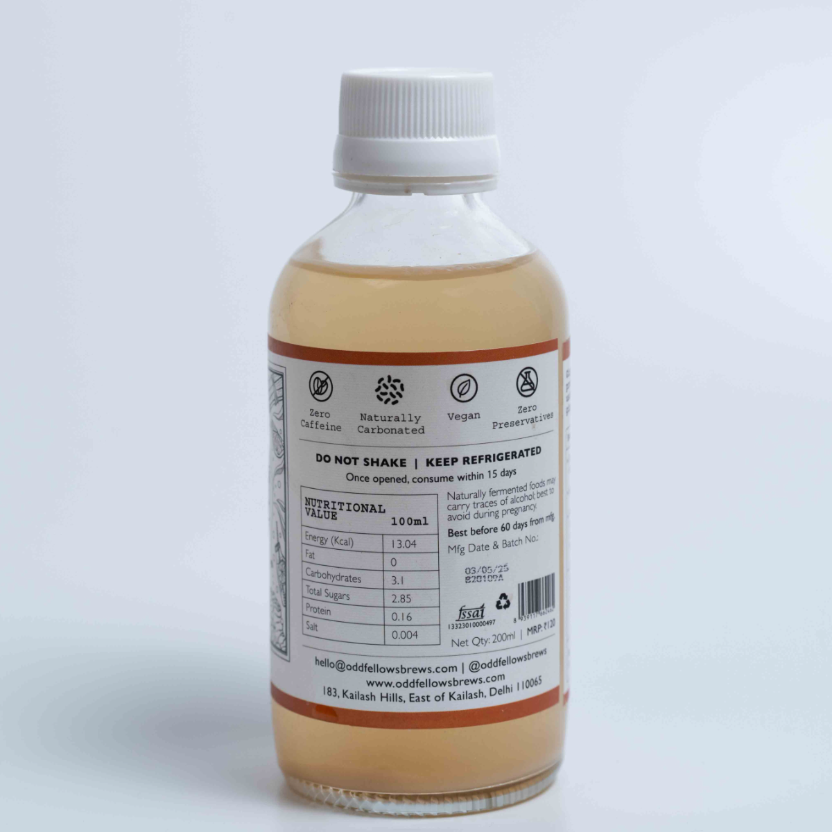 ODD FELLOWS Ginger Beer Spicy 200ml